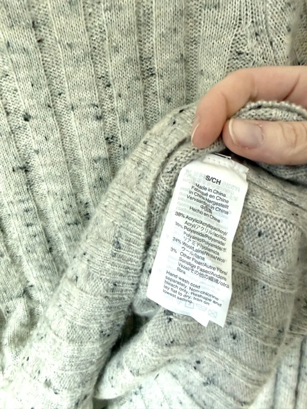 Madewell Donegal Evercrest Coziest Yarn Turtleneck Sweater - Small - GUC